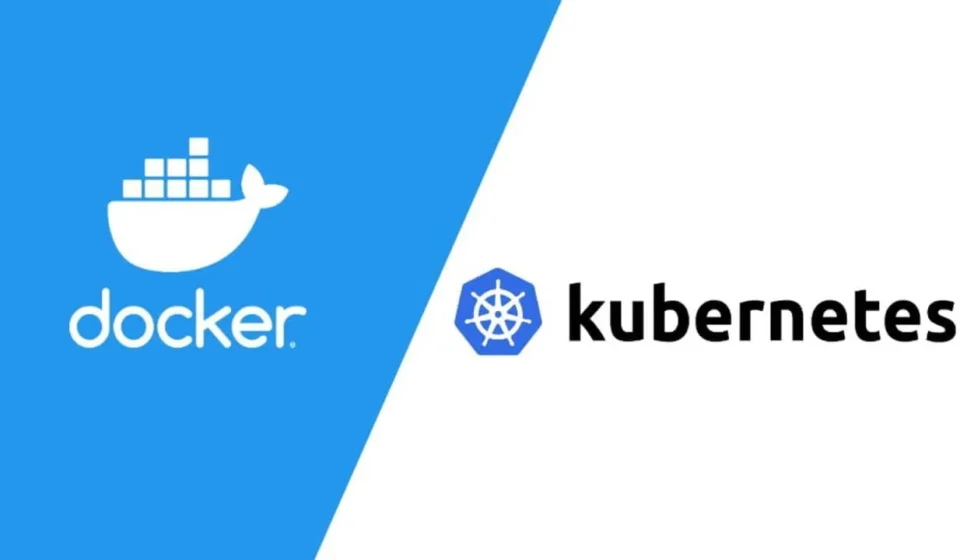 TechLynx logo and container orchestration concept – hiring certified Kubernetes and Docker specialists for cloud-native deployment