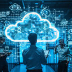 IT team managing Enterprise Cloud servers and data flow in a US-based data center