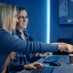 Modern Cloud Engineer working with AI-powered dashboards, Kubernetes containers, and multi-cloud platforms in 2026.