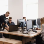 TechLynx US team of expert Custom API Developers working on seamless cloud-based software integration and API architecture.