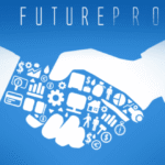A forward-looking illustration featuring a compass and roadmap leading toward a glowing horizon, with interlocking gears representing evolving technologies like AI, cloud-native architecture, and decentralized systems. A shield symbolizing resilience and adaptability stands at the center, with the overlaid text reading "How to Future-Proof Your Engineering Hiring Strategy." The image conveys the importance of proactive planning to Future-Proof Your Engineering hiring against rapidly changing industry demands.