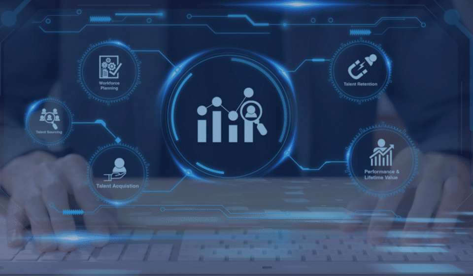 A professional illustration depicting a team of SRE engineers collaborating around a dashboard displaying system reliability metrics, uptime graphs, and alerting pipelines. A glowing "retention" badge and a career growth ladder appear nearby, symbolizing long-term engagement and development. The overlaid text reads "How to Retain Top SRE Engineering Talent After Hiring." The image conveys strategic approaches to keeping skilled SRE Engineering Talent motivated and fulfilled.