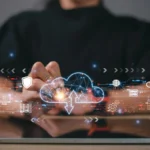 US-based tech recruiter searching for cloud engineering talent on a digital platform with cloud icons and candidate profiles, targeting the Best Cloud Engineers in the market