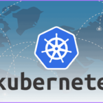 An illustration depicting a complex Kubernetes cluster maze with scattered puzzle pieces, warning signs, and a scarce supply of candidate silhouettes navigating the path. A recruiter stands at the entrance holding a checklist, while cloud icons and container symbols float overhead. A balance scale weighs "Supply" against "Demand," tipping heavily toward demand. Overlaid text reads "Kubernetes Hiring Challenges for Cloud-Native Companies." The image represents the difficulty of navigating Kubernetes Hiring in a competitive talent market.